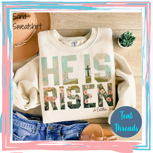 He is Risen Field of Flowers