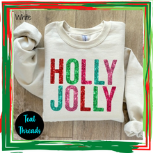 Load image into Gallery viewer, Holly Jolly Faux Glitter
