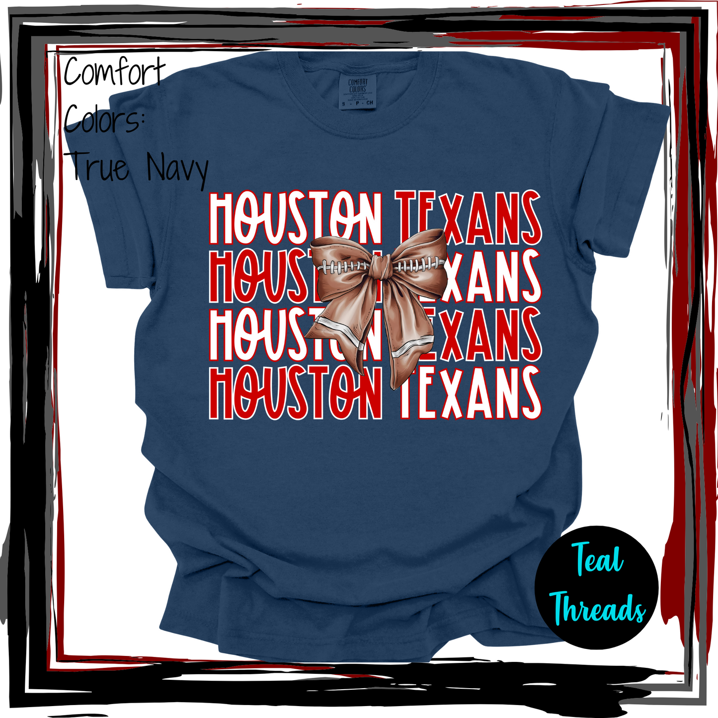 Houston Texans Football Bow