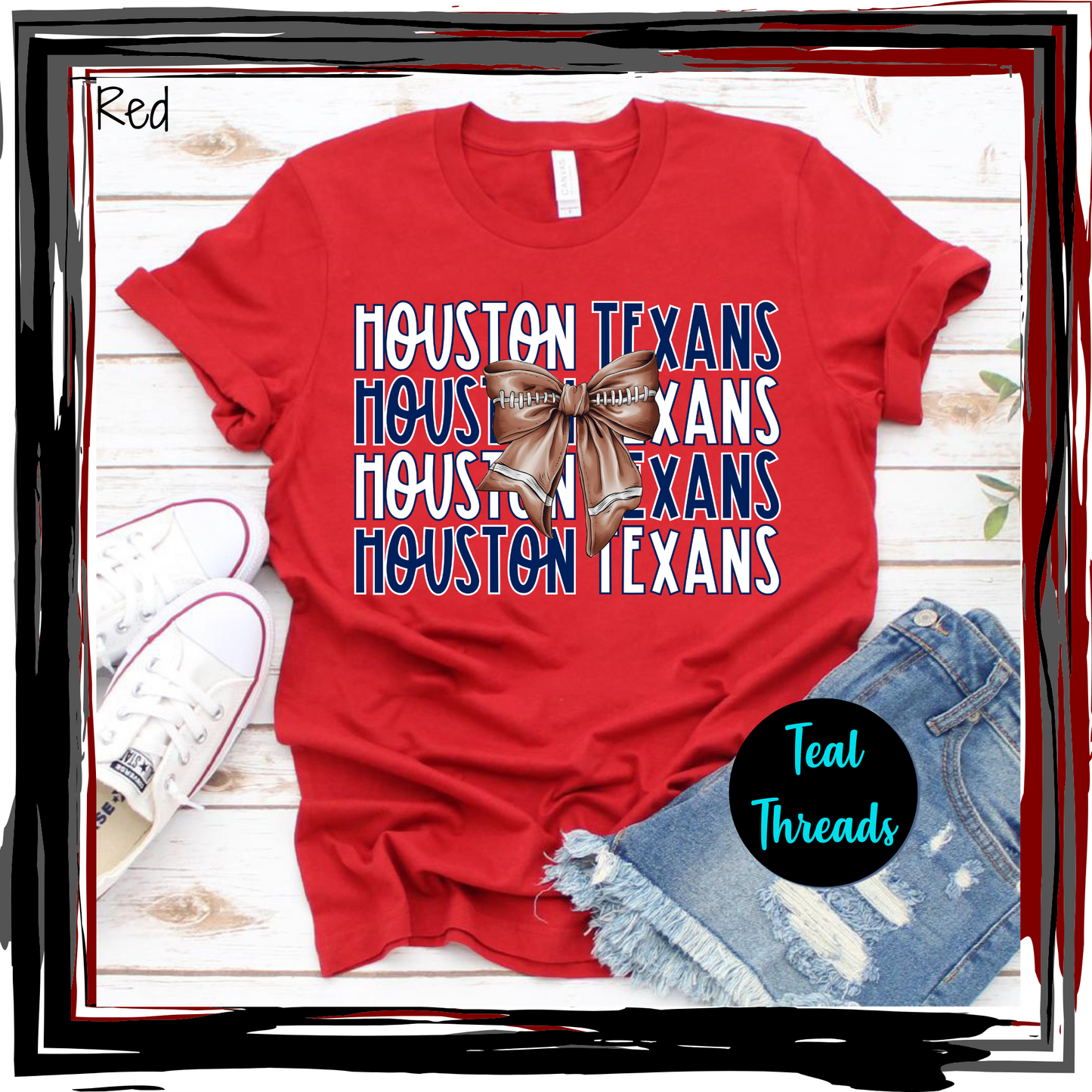 Houston Texans Football Bow