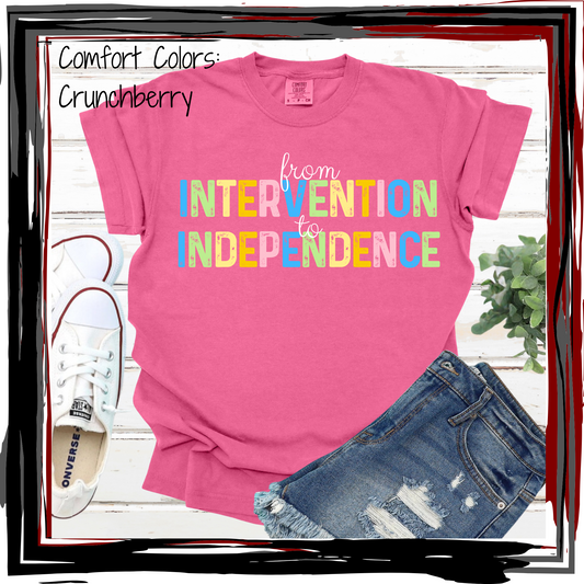 From Intervention to Independence