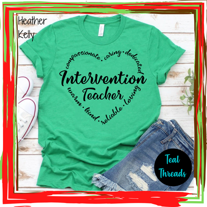 Intervention Teacher Heart