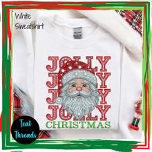 Load image into Gallery viewer, Jolly Santa Faux Rhinestone
