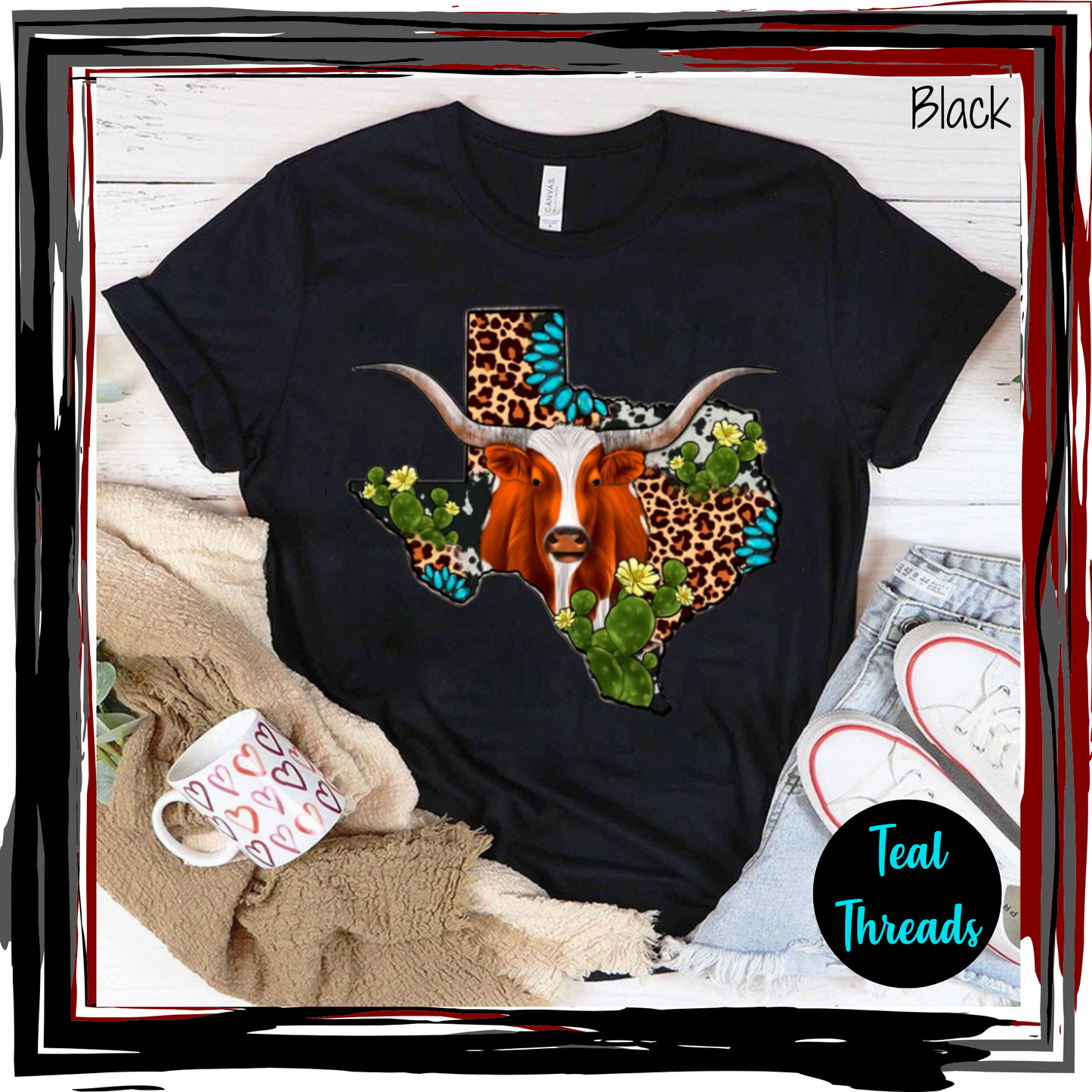 Longhorn Leopard Turquoise