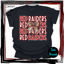 Load image into Gallery viewer, Red Raiders Football Bow
