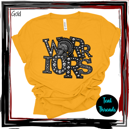 Warriors Faux Rhinestone