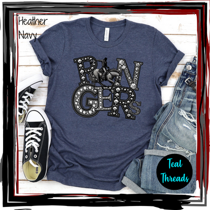 Rangers Faux Rhinestone