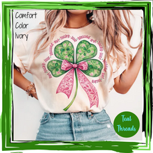 Load image into Gallery viewer, Not Lucky Just Blessed Shamrock Bow
