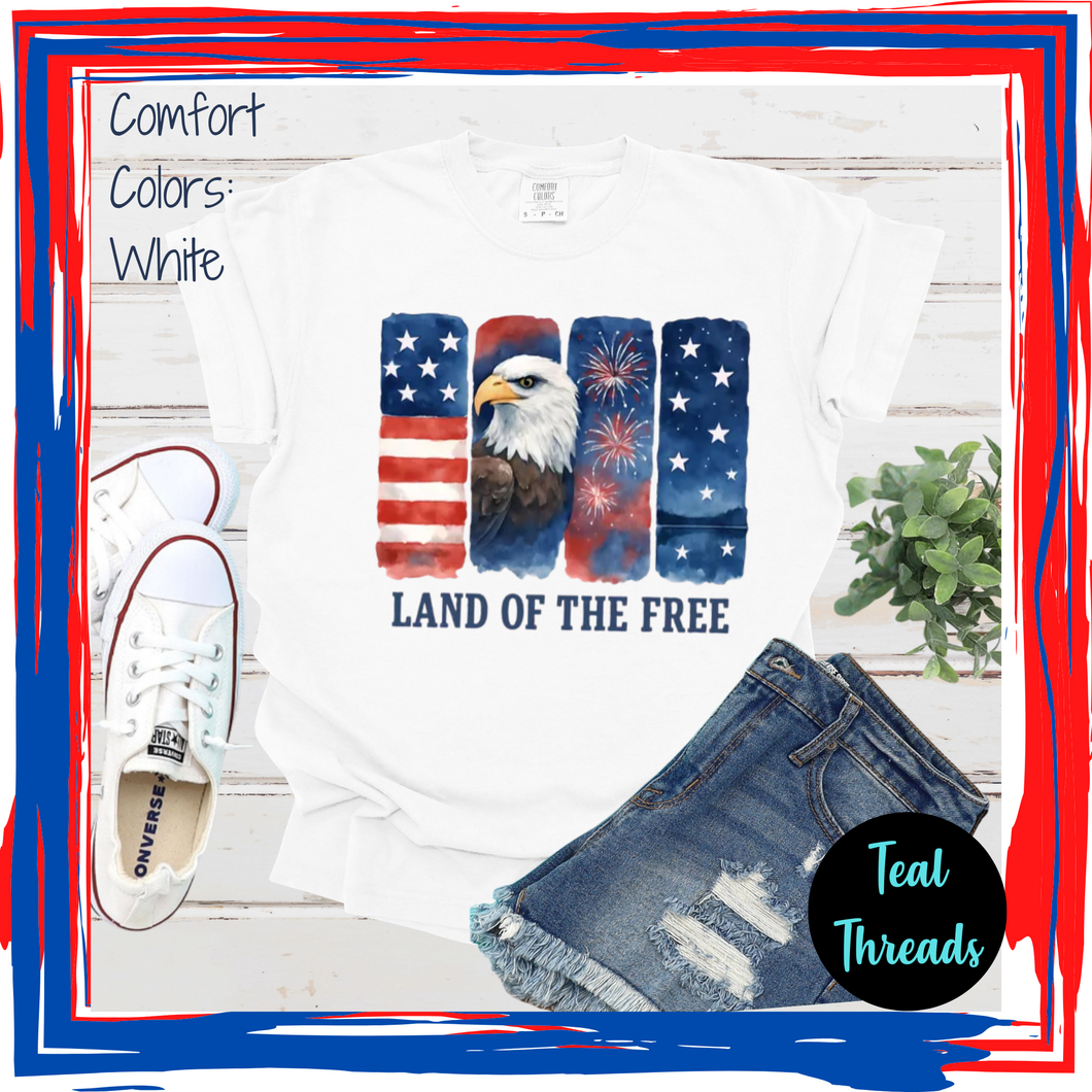 Land of the Free Brushstrokes