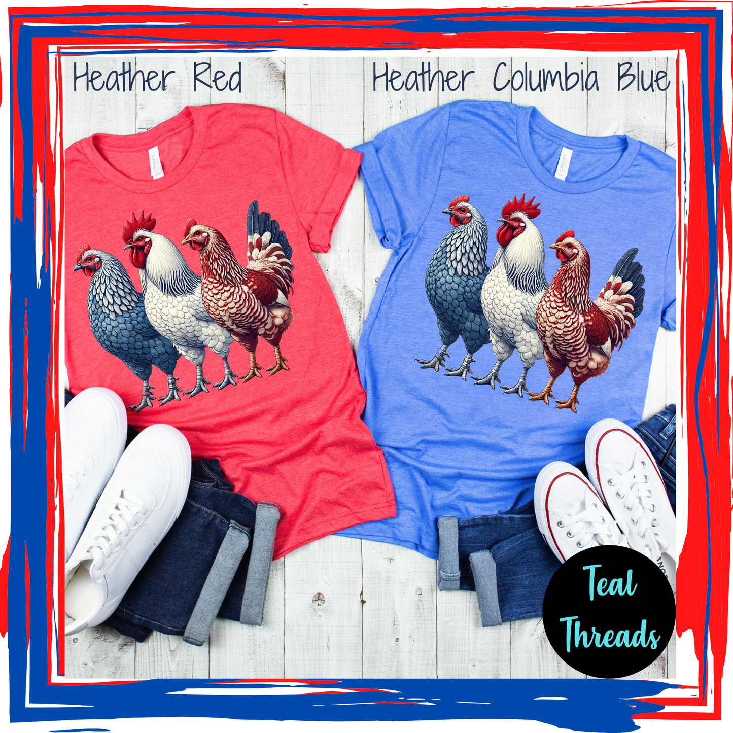 Patriotic Chickens