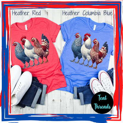 Patriotic Chickens
