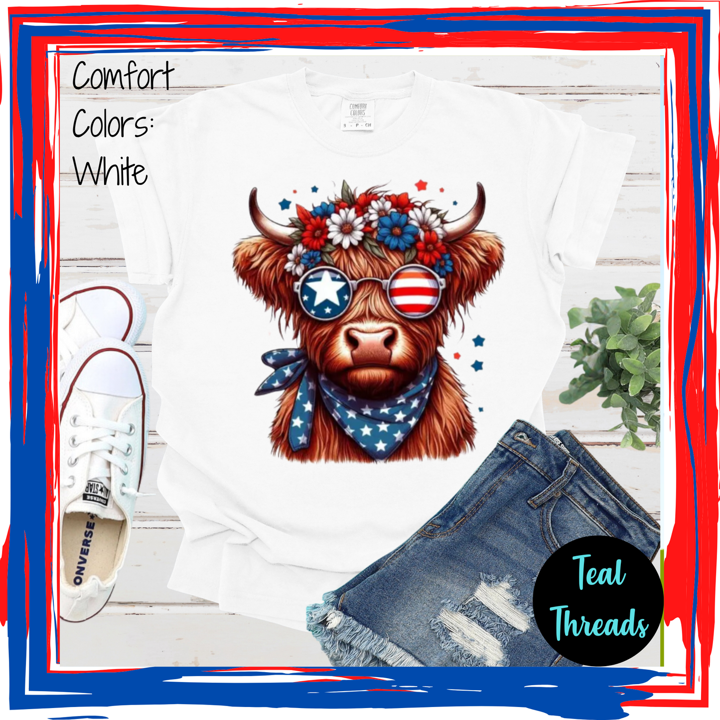 Patriotic Cow