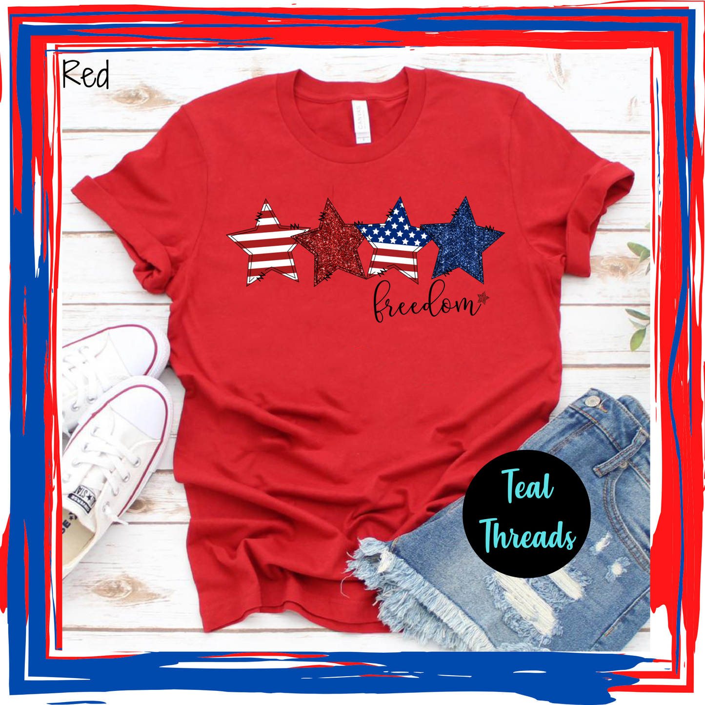 Patriotic Stars Freedom