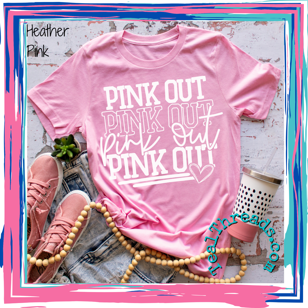 Pink Out Stacked