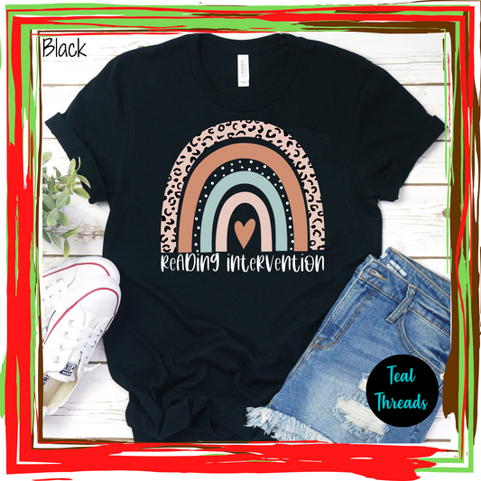 Reading Intervention Rainbow