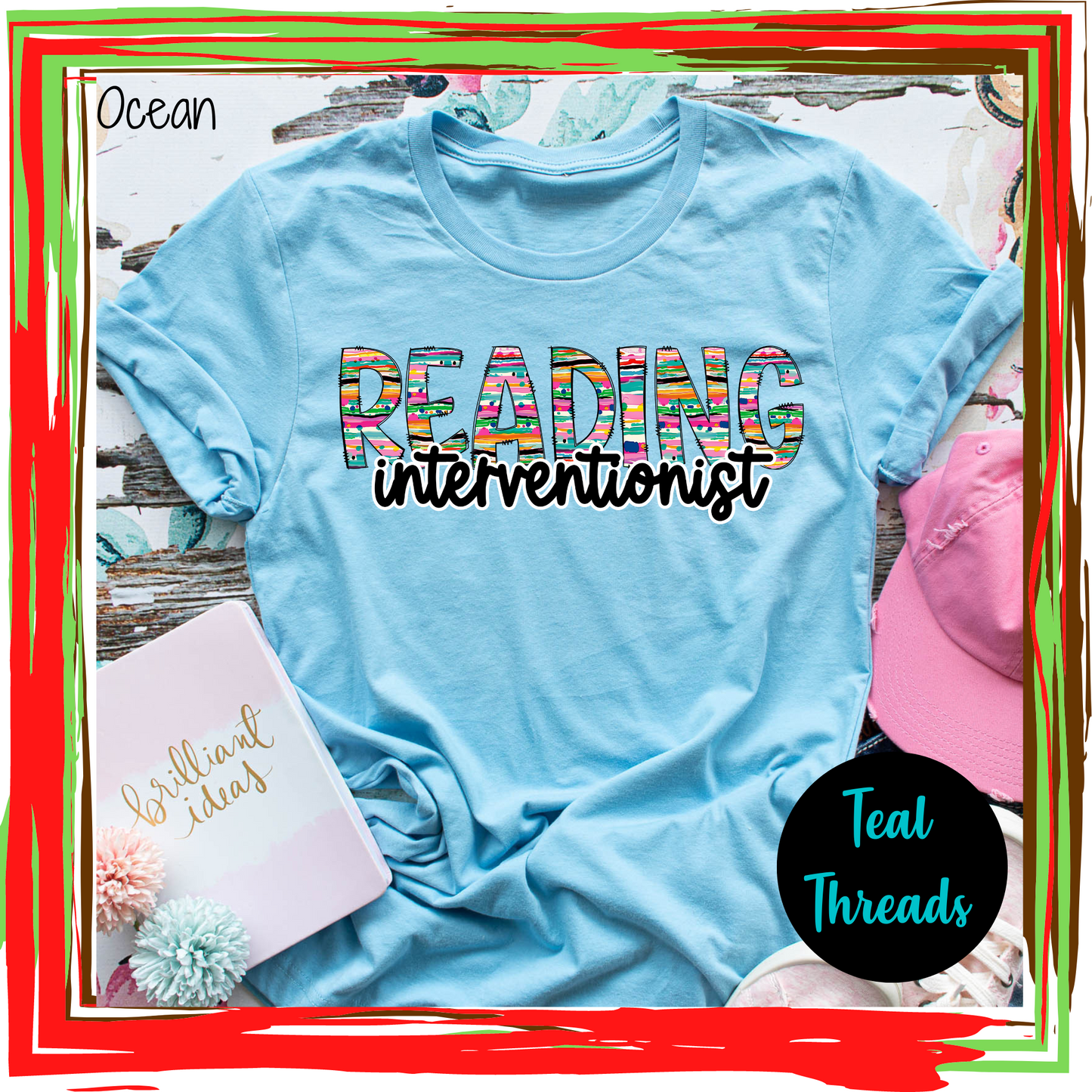 Reading Interventionist Bright Stripe