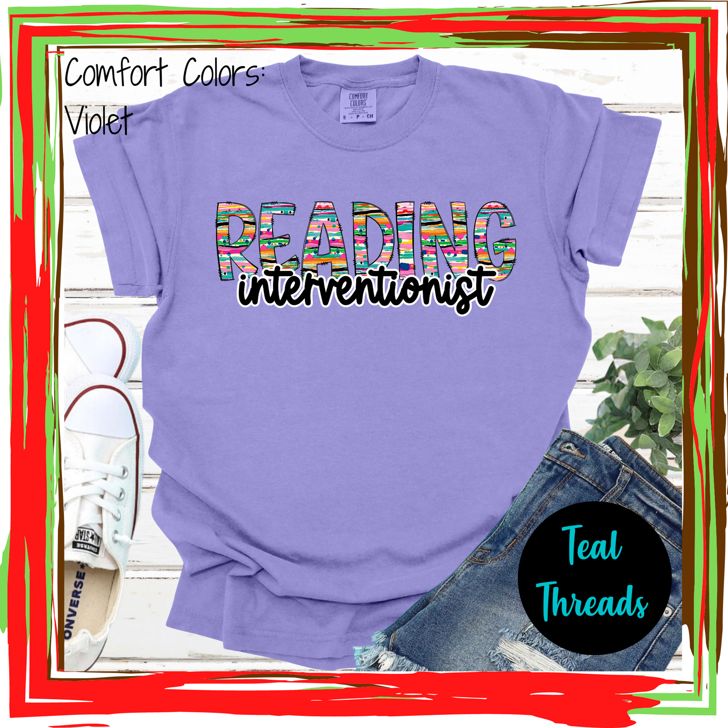 Reading Interventionist Bright Stripe