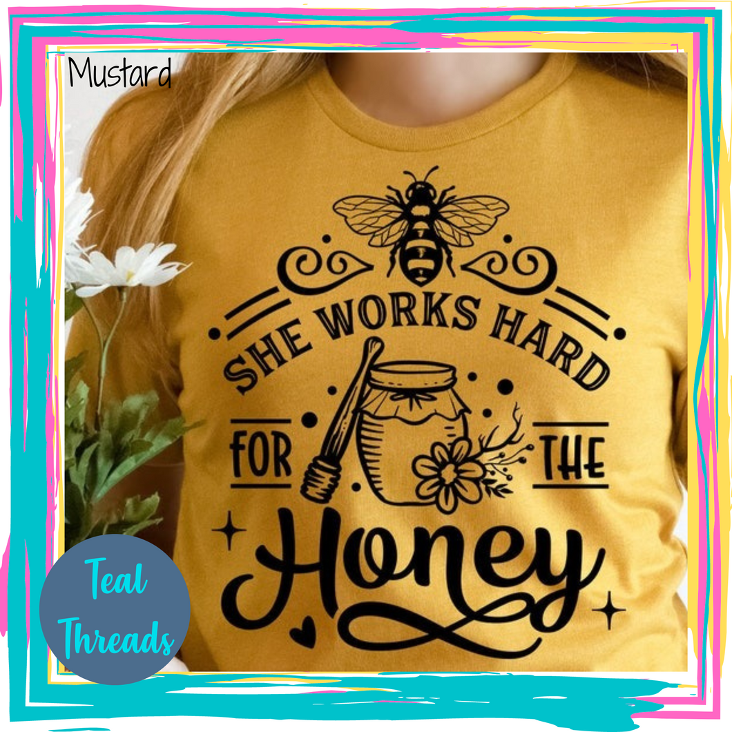 She Works Hard for the Honey - black