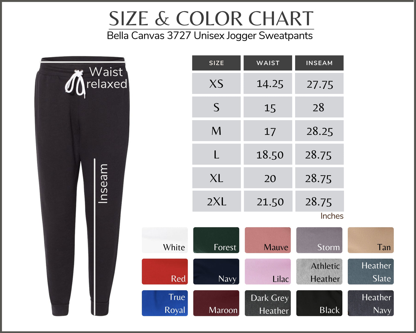 Bella Canvas Unisex Jogger Sweatpants