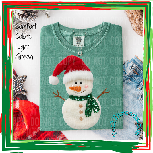 Snowman Faux Fuzzy