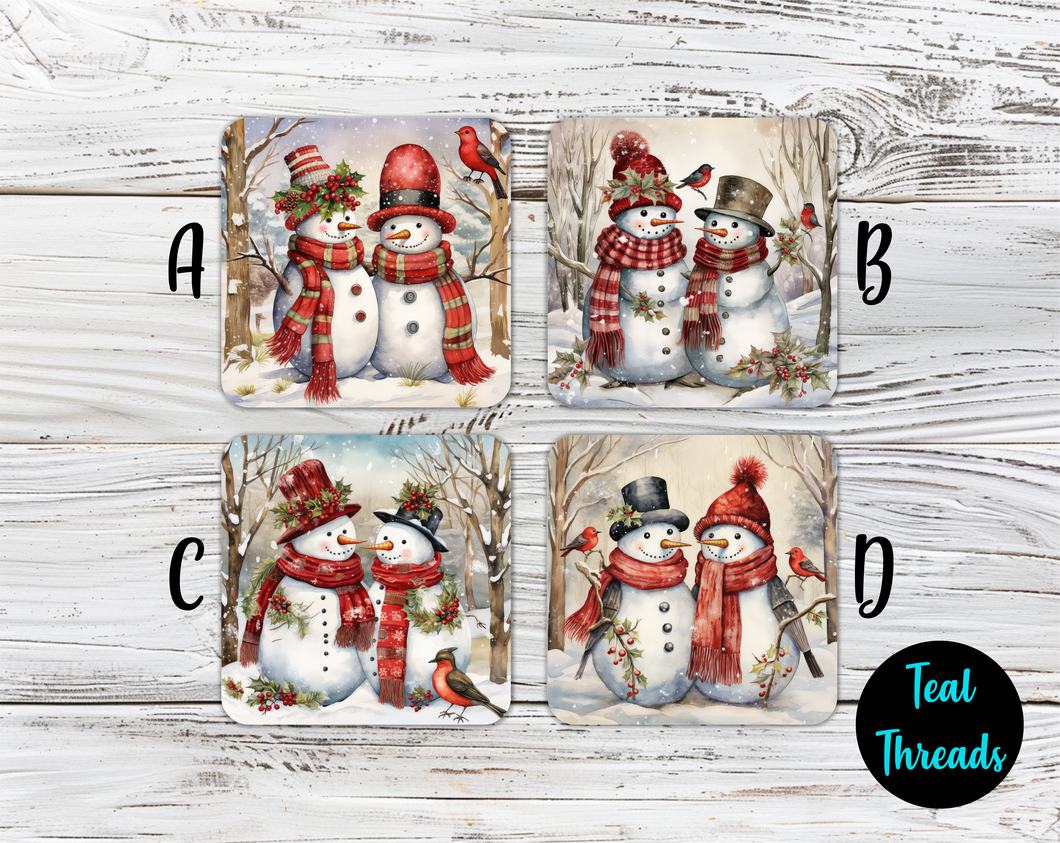 Snowman Coasters (set of 4)