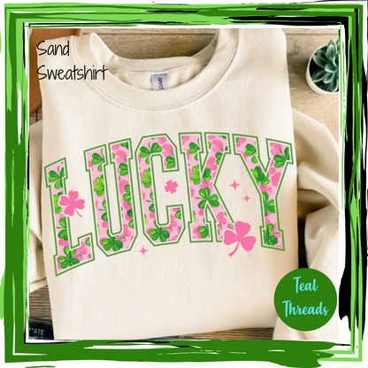 Lucky Pink and Green