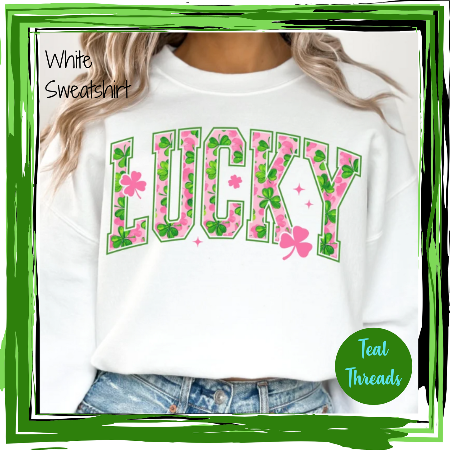 Lucky Pink and Green