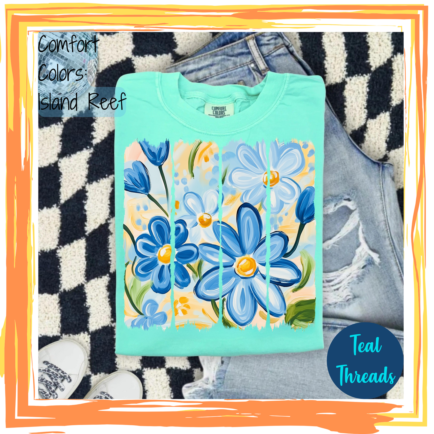 Summer Vibes Watercolor Flowers