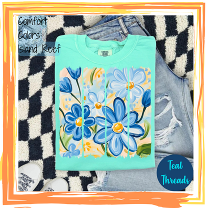 Summer Vibes Watercolor Flowers