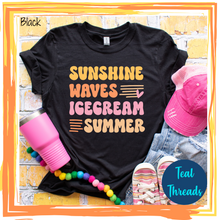 Load image into Gallery viewer, Sunshine Waves Ice Cream Summer
