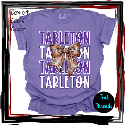 Tarleton Football Bow