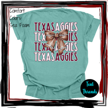 Load image into Gallery viewer, Texas Aggies Football Bow
