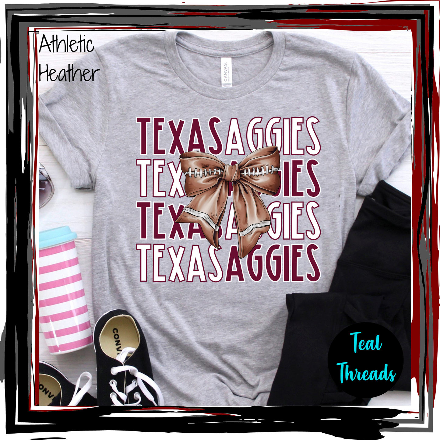 Texas Aggies Football Bow