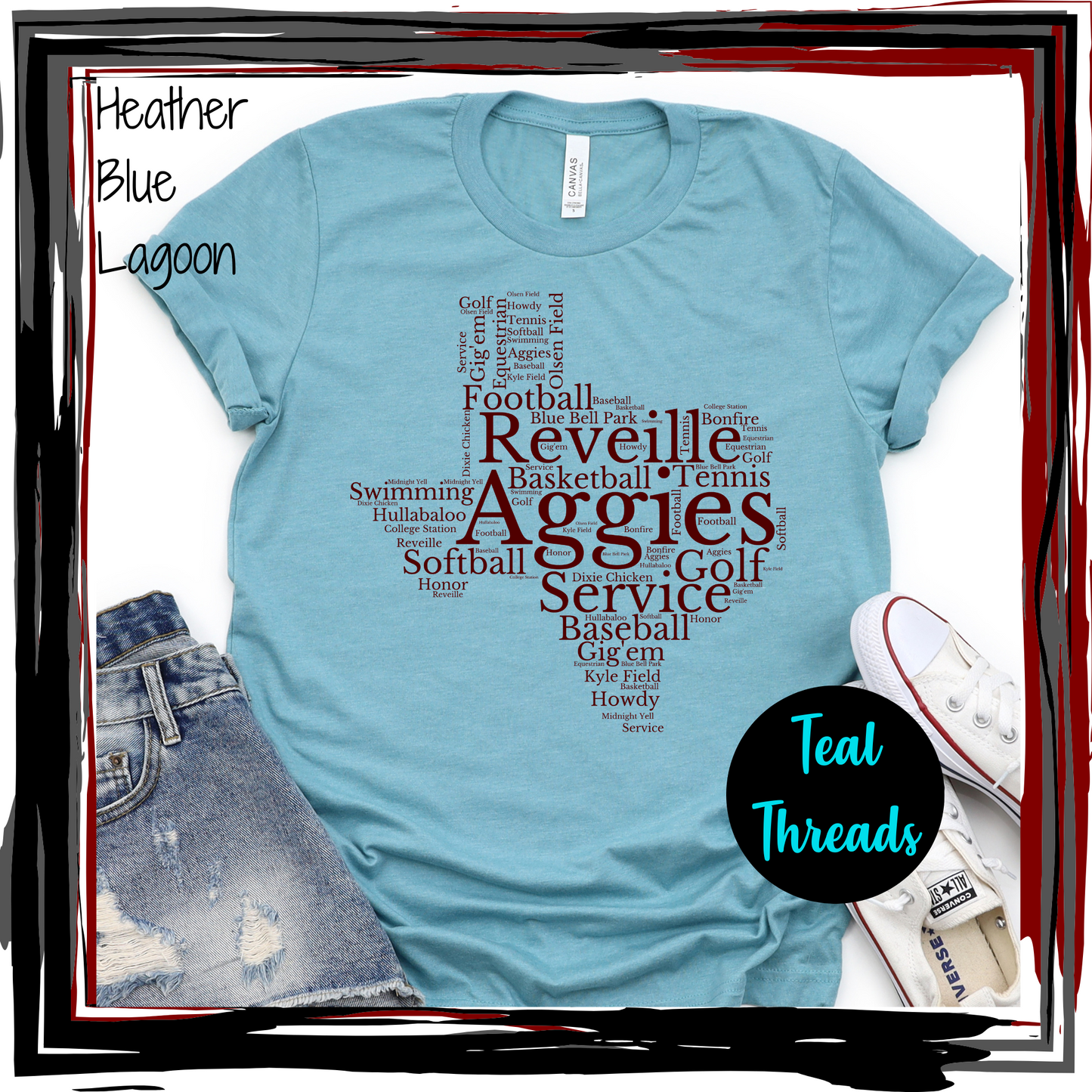 Texas Aggies Word Art