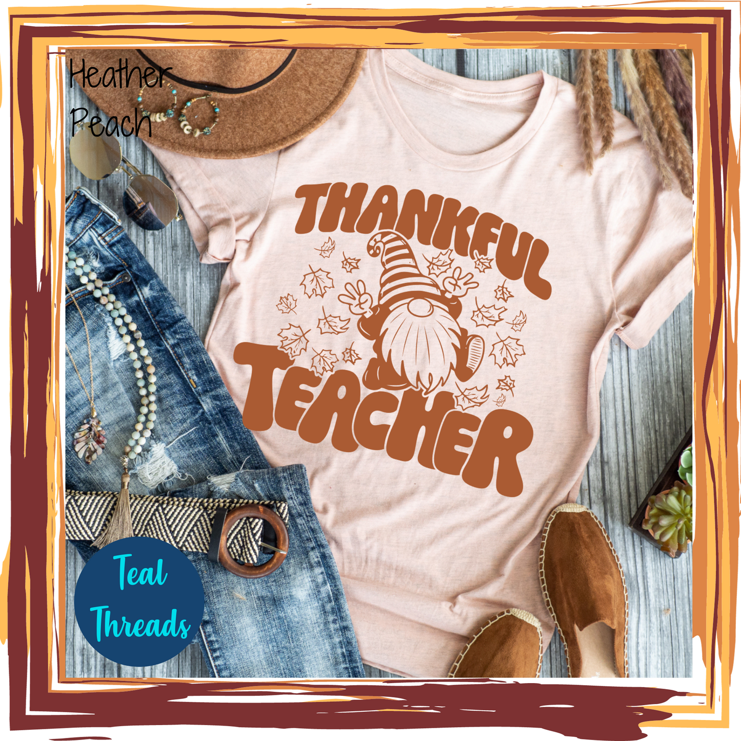 Thankful Teacher Gnome