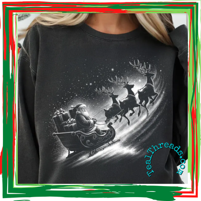Vintage Santa and Sleigh