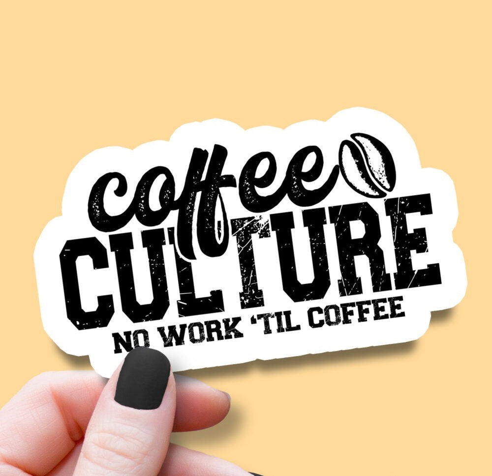 Coffee Culture Sticker - 13 Trees