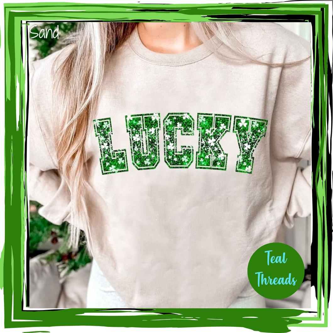 Lucky Shamrock - Glitter