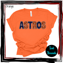 Load image into Gallery viewer, Astros Faux Sequin Embroidery
