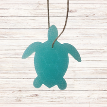 Load image into Gallery viewer, Teal Turtle Freshie – Baja Cactus Scent
