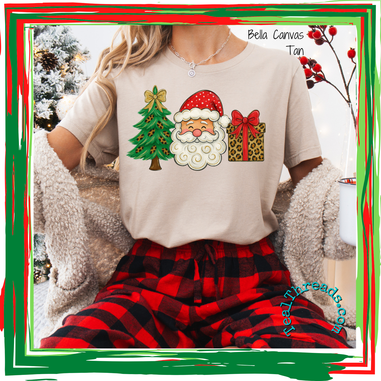 Santa and Friends Leopard