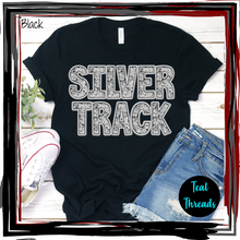 Load image into Gallery viewer, Silver Track Faux Sequin

