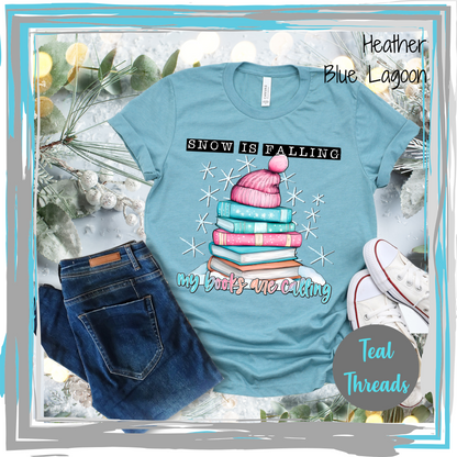 Snow is Falling My Books Are Calling