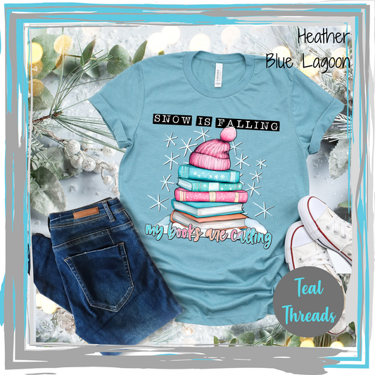 Snow is Falling My Books Are Calling