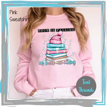 Snow is Falling My Books Are Calling