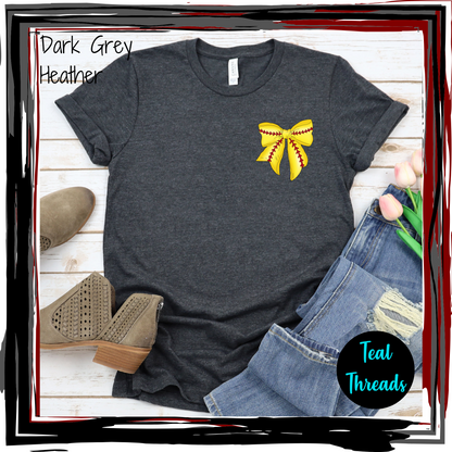 Custom Name Softball Bow