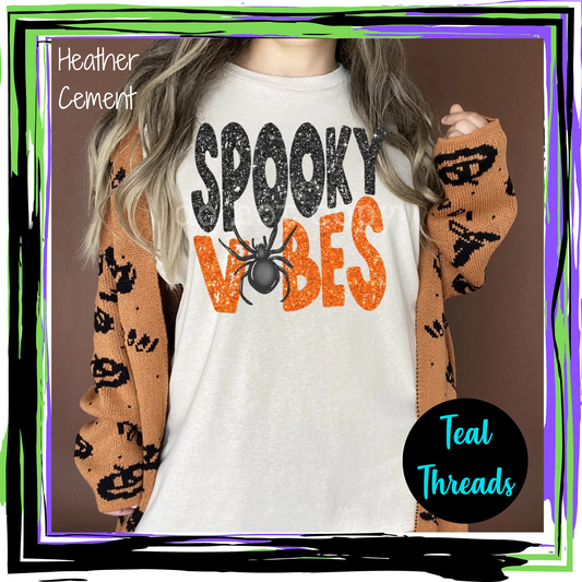 Spooky Vibes (glitter effect)