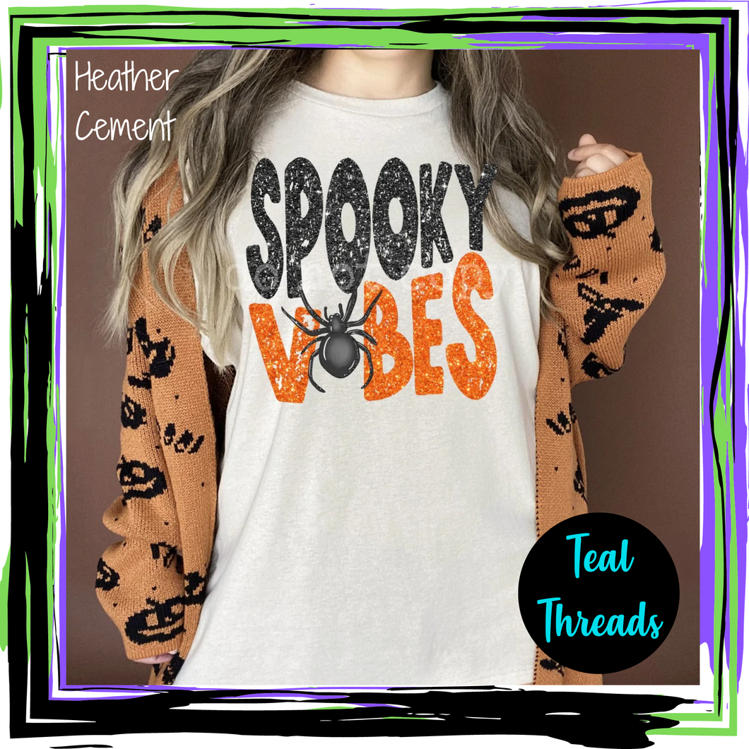 Spooky Vibes (glitter effect)