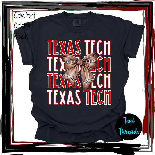 Texas Tech Football Bow