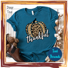 Load image into Gallery viewer, Thankful Leopard Pumpkin Faux Glitter
